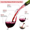 kWine Aerator Pourer Spout Decanter Spout Attachable In-Bottle Wine Drip Stopper