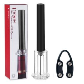 Air Pressure Pump Wine Opener with Foil Cutter – Easy Cork Remover, Compact & Lightweight, Great for Gifting