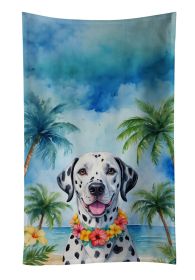 Dalmatian Luau Kitchen Towel Dish Cloths Guest Hand Towel Decorative Bathroom Towel for Face,Tea, Dishcloth, Kitchen and Bath