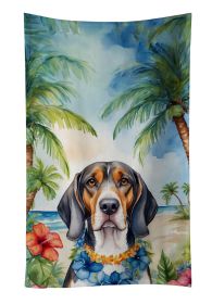 American English Coonhound Luau Kitchen Towel Dish Cloths Guest Hand Towel Decorative Bathroom Towel for Face,Tea, Dishcloth, Kitchen and Bath