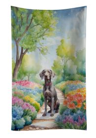 Weimaraner Spring Path Kitchen Towel Dish Cloths Guest Hand Towel Decorative Bathroom Towel for Face,Tea, Dishcloth, Kitchen and Bath