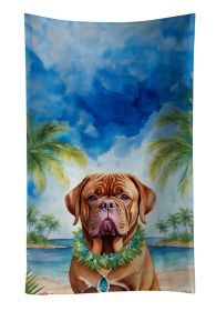 Dogue de Bordeaux Luau Kitchen Towel Dish Cloths Guest Hand Towel Decorative Bathroom Towel for Face,Tea, Dishcloth, Kitchen and Bath