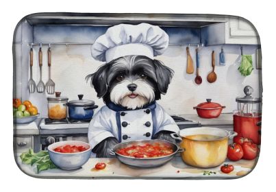 Havanese The Chef Dish Drying Mat Absorbent Dish Drying Mat Pad for Kitchen Counter Dish Drainer Mat for Countertop, 14 x 21", Multicolor