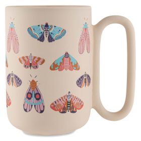 Stoneware Soft Touch Butterfly Mug, 22 fl oz