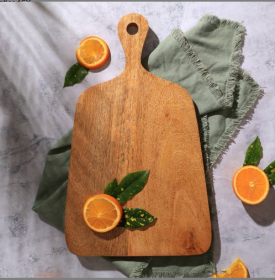 Handmade Wooden Serving Board Cutting Board  Platter-16X9.5X0.7 (Option: Natural Wood)
